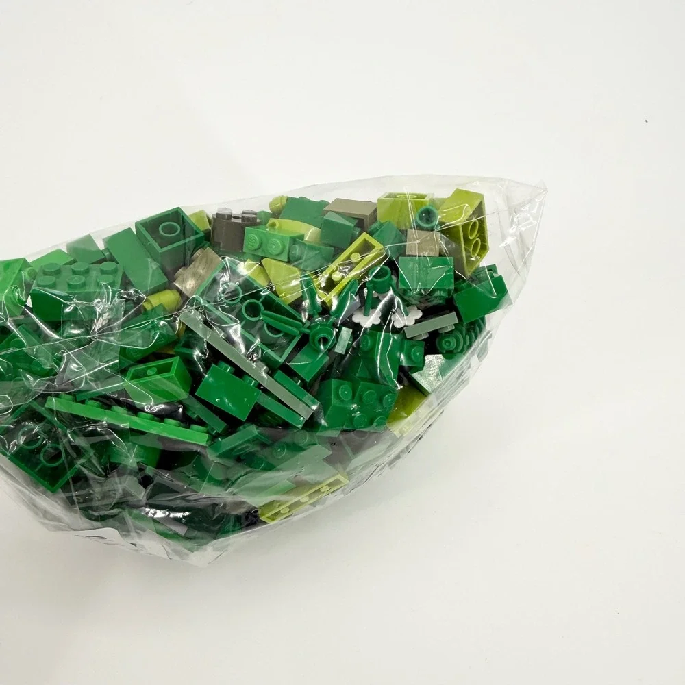 Lego Bulk Lot Color Sorted Greens Mix 1 Pound Pieces Parts Bricks